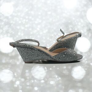 Blue by Betsey Johnson Silver Heels